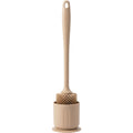 Xwfkv Long Handle Silicone Toilet Brush Beige 18 in