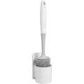 Xwfkv Silicone Toilet Brush Wall Base White 16 in